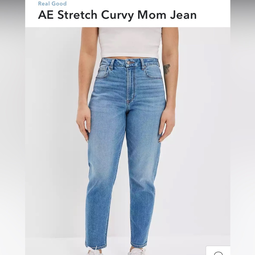 NWT American Eagle Curvy Mom Jeans